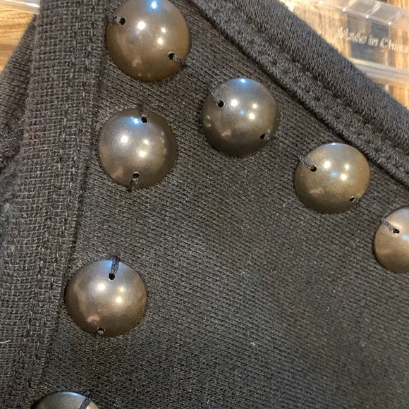 Guess Sweatshirt Round Studs Open Shoulder Banded L/S XL - Picture 3 of 10